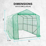 Garden Greenhouse Shed PE Cover Only 350m Apex - Close-Up Angle