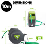 Garden Water Hose Retractable Rewind Reel Wall Mounted 10M - Extra Image