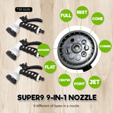 Garden Water Hose Retractable Rewind Reel Wall Mounted 20M + Brass Gun - Extra Image