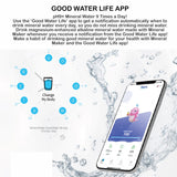 Mineral Maker MORBIDO Alkaline Filter Water Bottle + a Mineral Stone Pouch BLUE - Extra Image