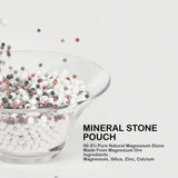 2X Alkaline Mineral Maker Stone Pouch Water Filter Pad Replacement Ceramic Balls - Top-Down View