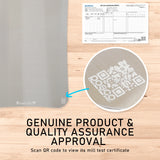 Combo Small Stainless Steel Chopping Cutting Board + Chopping Boards Holder - Top-Down View