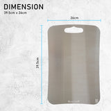 Stainless Steel Chopping Cutting Board Antibacterial Food Grade Medium - Low Angle