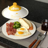 200X Paper Lid for Frypan Disposable Cooking Pan Cap Oli Splash Protection - Side View