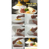 50X Paper Lid for Frypan Disposable Cooking Pan Cap Oli Splash Protection - Low Angle
