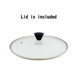 KOMAN Shinewon Vinch IH Two Hands Wok + Glass Lid 28cm Ceramic Non-stick Titanium GREY - Extra Image