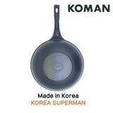 KOMAN Non-Stick Titanium Coating Wok Pan 28cm - Side View