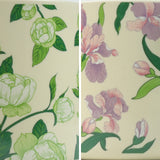 2X High-Fired Ceramic Porcelain Mug Set with Lid 400ml Vintage Floral Tea Spoon GREEN - Extra Image