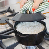 Cast-Iron Traditional Pot Pre-seasoned Non-stick 21cm - Side View
