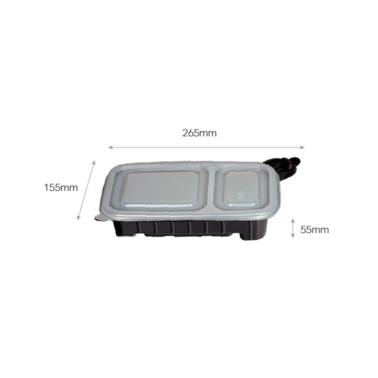 60 Pack Dalat Heating Lunch Box Container 26cm A + Heating Bag