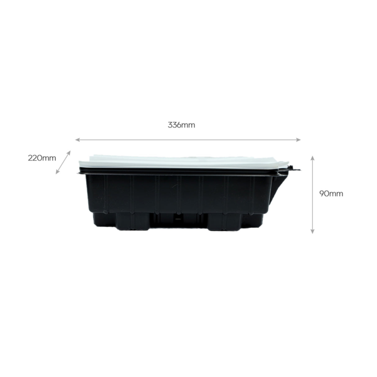 20 Pack Dalat Heating Lunch Box Container 33cm Rectangle + Heating Bag