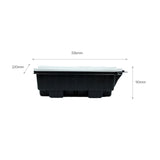 20 Pack Dalat Heating Lunch Box Container 33cm Rectangle + Heating Bag - Side View