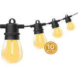 Festoon String Lights 10 Bulbs 14M Fairy LED Waterproof Outdoor Christmas Party - Side View