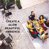 Festoon String Lights 20 Bulbs 23M Fairy LED Waterproof Outdoor Christmas Party - Extra Image