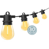 Festoon String Lights 30 Bulbs 32M Fairy LED Waterproof Outdoor Christmas Party - Side View