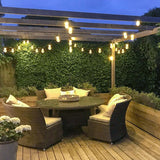 Festoon String Lights 30 Bulbs 32M Fairy LED Waterproof Outdoor Christmas Party - 45-Degree Angle