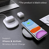 2X Sansai Wireless Charging Pad - Front View