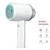 Electric Lint Remover USB Rechargeable Shaver Clothers Fuzz Pilling Ball Fabric - Rear View