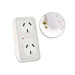 2X Sansai Power Adaptor - Double Vertical