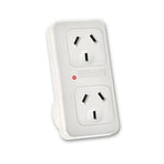 2X Sansai Power Adaptor - Double Vertical