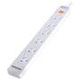 2X Sansai Surge Protected Powerboard - 6 Ways with Master Switch