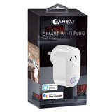 Sansai Powerpoint Surge Protector Adaptor Double Vertical - 45-Degree Angle
