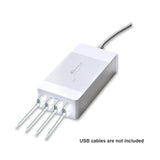 2X Sansai USB Charging 4.2A 4-Ports Station B - Front View