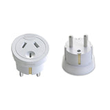 Sansai Travel Adaptor Australia/NZ to Europe - Front View
