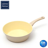 Giorno Felice IH Wok Pan 28cm Ceramic Non-Stick Stir Frypan Induction - Low Angle