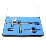 Air Brush Spray Gun Dual Action Mirco Air Control Kit 0.2mm - Side View