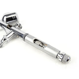 Air Brush Spray Gun Dual Action Mirco Air Control Kit 0.2mm - Rear View