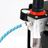 2X Air Brush Hose Rubber Braided Compressor 1/8in 3M - 45-Degree Angle
