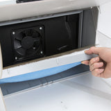 Portable Exhaust Fan Air Brush Spray Booth with LED - Close-Up Angle