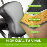 Aluminium Portable Beauty Massage Foldable Chair Table BLACK - Side View