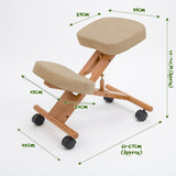 Ergonomic Adjustable Kneeling Chair BEIGE - Extra Image