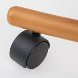 Ergonomic Adjustable Kneeling Chair BLACK - Close-Up Angle