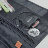 15.6/16 inch Laptop Sleeve Padded Shoulder Bag Travel Carry Case LATO BLACK - Close-Up Angle