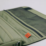 15.6/16 inch Laptop Sleeve Padded Shoulder Bag Travel Carry Case LATO KHAKI - Rear View