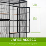 Bird Cage Parrot Aviary MELODY 137cm - Side View