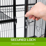 Bird Cage Parrot Aviary MELODY 137cm - Top-Down View