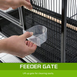 Bird Cage Parrot Aviary MELODY 137cm - Close-Up Angle