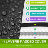 XXL Pet Dog Car Boot Seat Cover Waterproof Mat BLACK - 45-Degree Angle