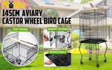 Bird Cage Parrot Aviary ALTO 145cm - Front View