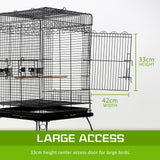 Bird Cage Parrot Aviary ALTO 145cm - Side View