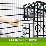 Bird Cage Parrot Aviary ALTO 145cm - 45-Degree Angle