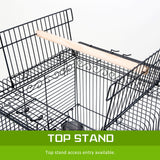 Bird Cage Parrot Aviary ALTO 145cm - Rear View