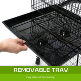 Bird Cage Parrot Aviary ALTO 145cm - Low Angle