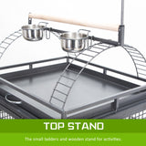 Bird Cage Parrot Aviary TENOR 203cm - Rear View