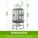 Bird Cage Parrot Aviary TENOR 203cm - Extra Image