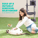 Cat Tree Multi Level Sisal Scratcher CATOPIA 143cm Condo House Tower GREY - Extra Image
